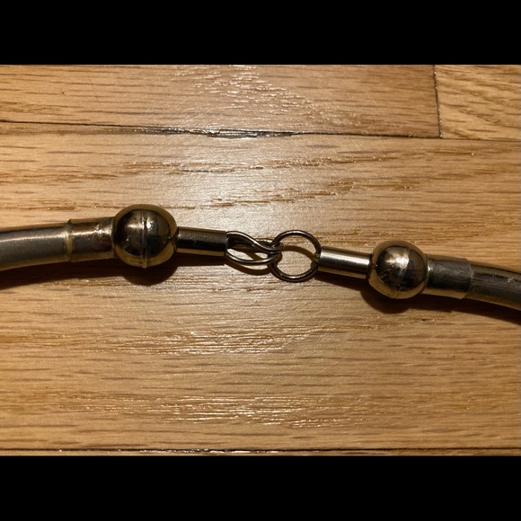 🖤 Vintage 1960’s boho beaded and silver necklace - Picture 3 of 3